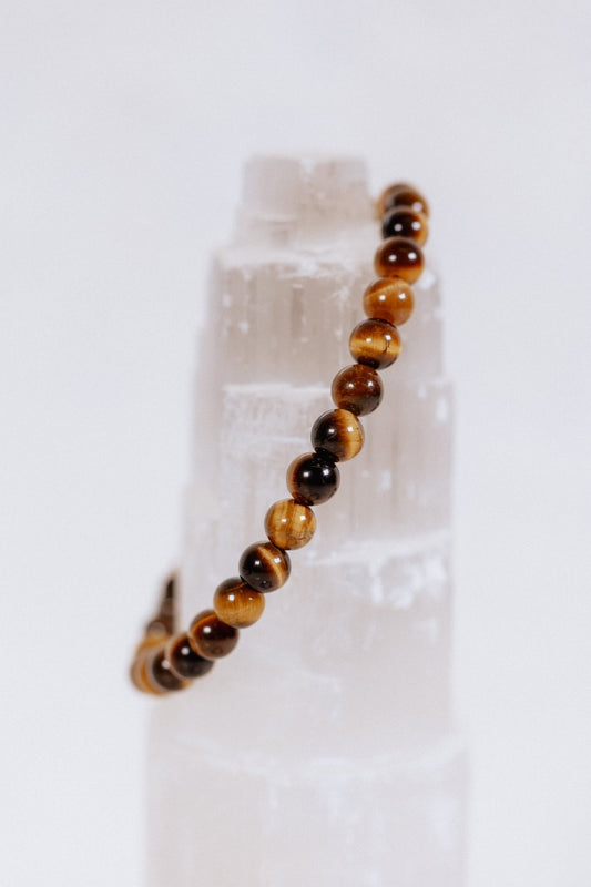 Crystal Bracelet: Tiger's Eye - Knight Inspired