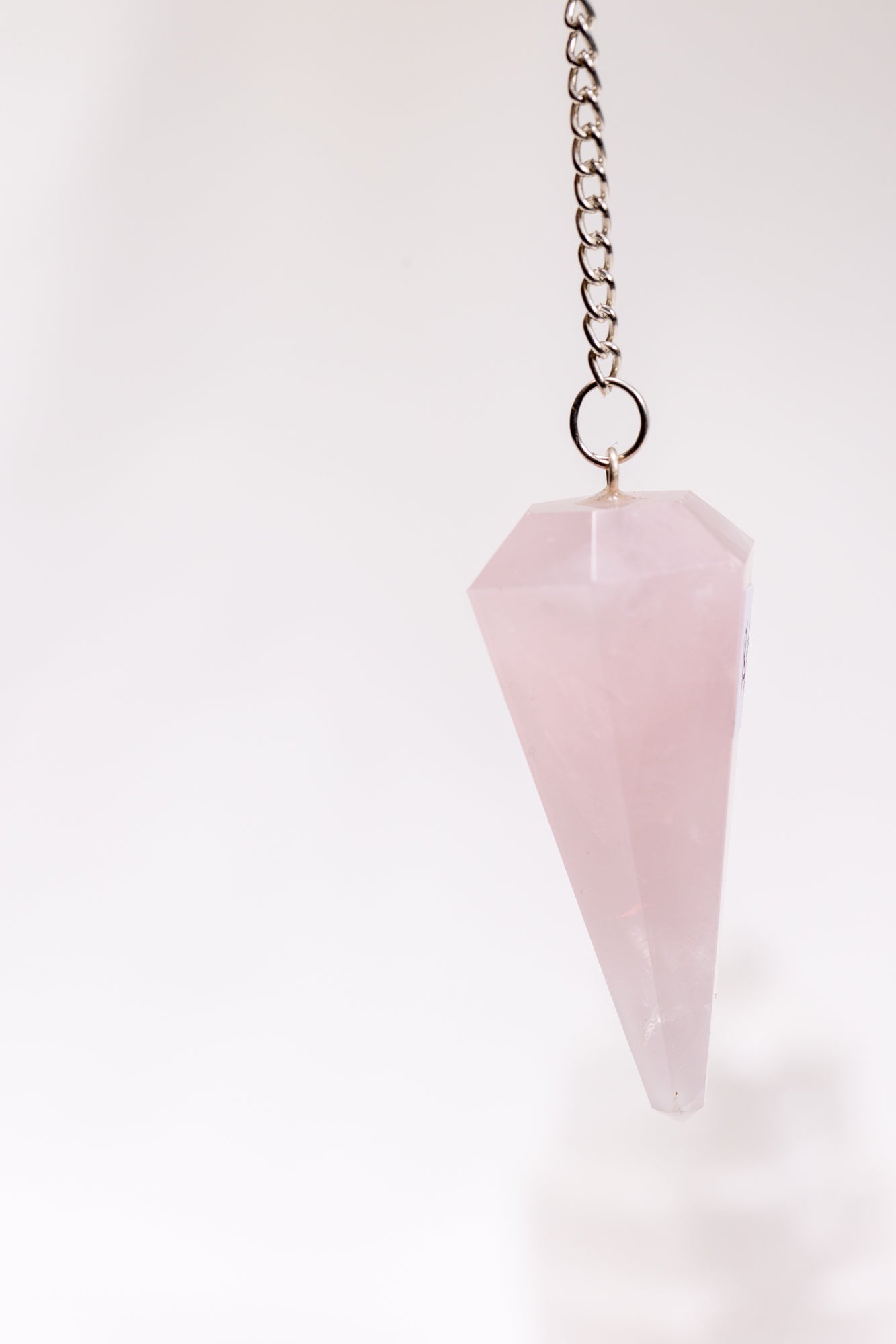 Crystal Pendulum: Rose Quartz - Knight Inspired