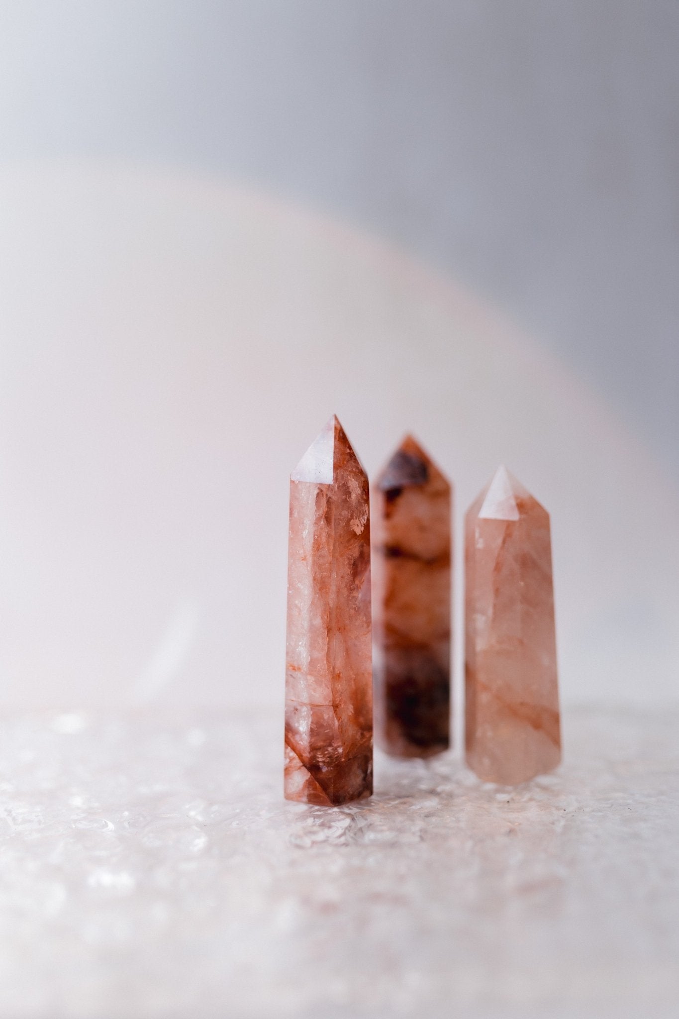 Fire Quartz Crystal Point - Knight Inspired