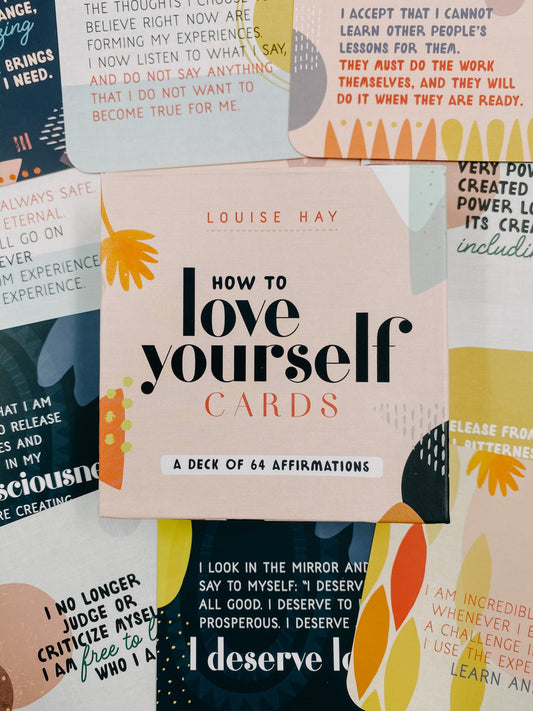 How to Love Yourself Affirmation Cards - Knight Inspired