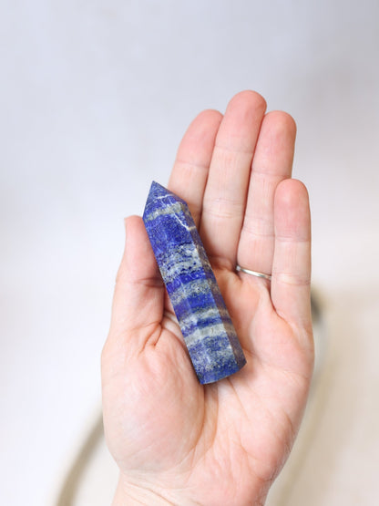 Lapis Lazuli Crystal Point - Knight Inspired