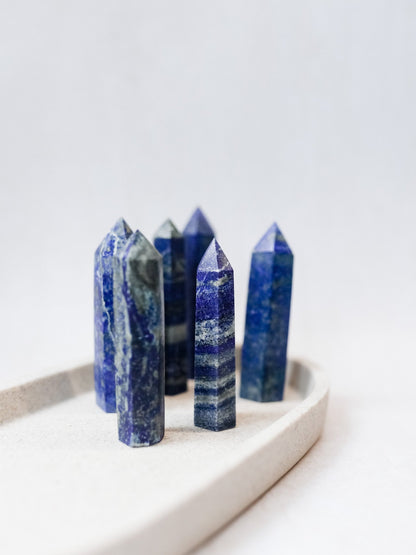 Lapis Lazuli Crystal Point - Knight Inspired