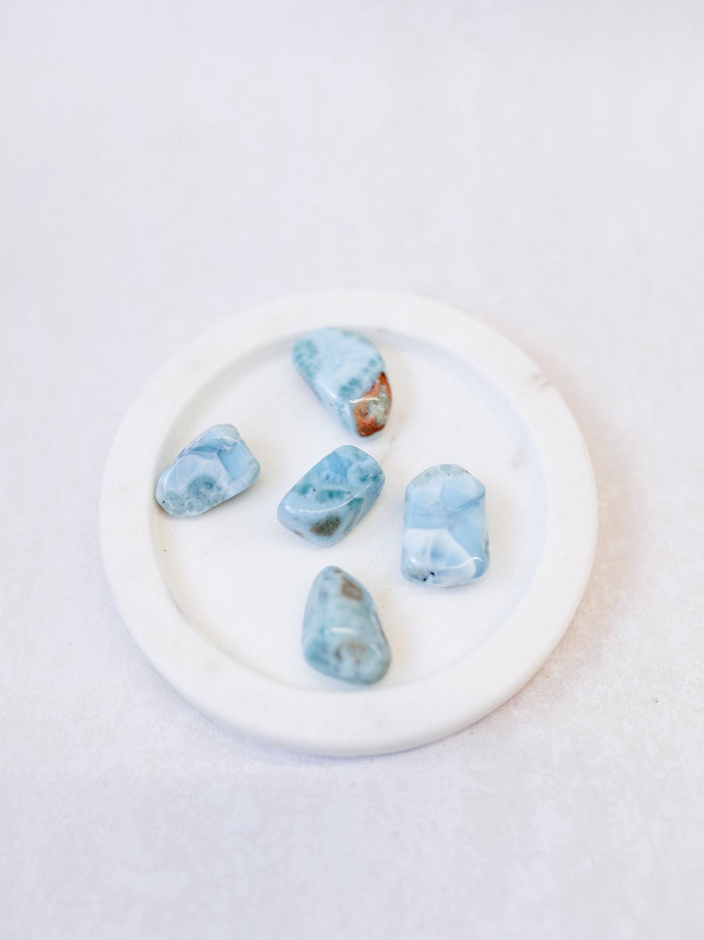 Larimar Crystal Tumble Stone - Knight Inspired