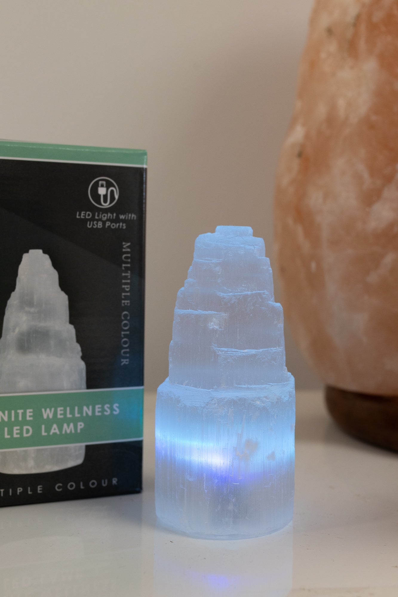 Mini Selenite LED USB Lamp - Knight Inspired