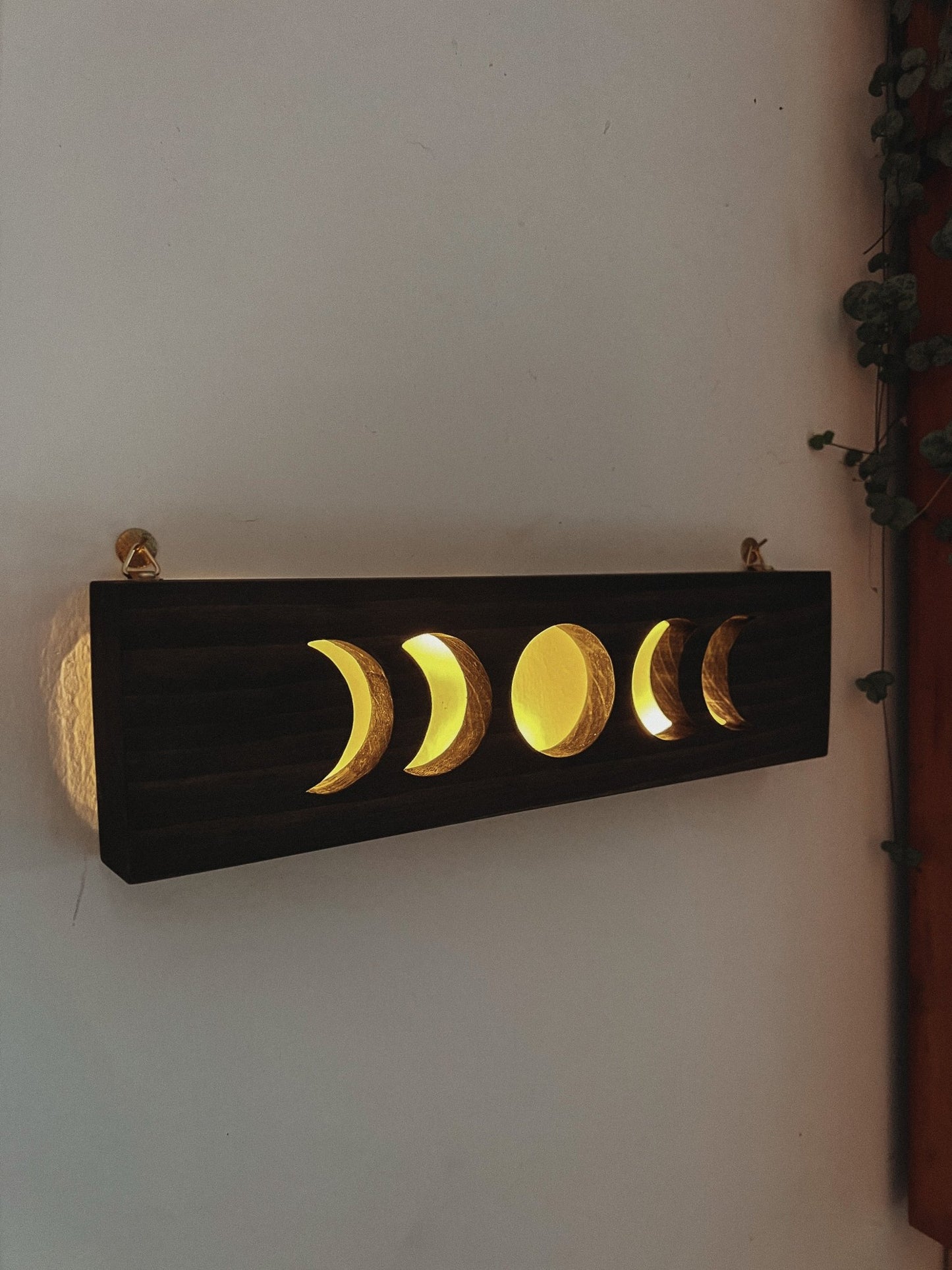 Wooden Moon Phase Night Light - Knight Inspired